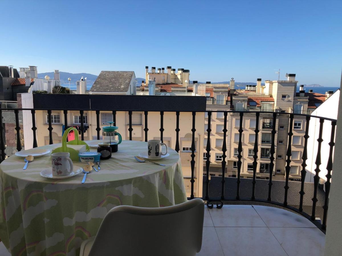 דירות Enjoy Sanxenxo,200M Playa, Balcon Vistas Cies, Piscina & Terraza Azotea,2 Plazas Garaje, 2 Banos, Muy Luminoso, Muy Tranquilo,Muy Equipado, Centrico מראה חיצוני תמונה