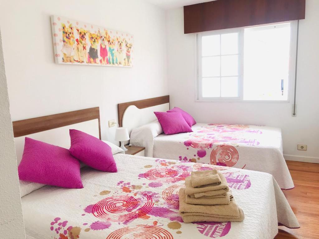 דירות Enjoy Sanxenxo,200M Playa, Balcon Vistas Cies, Piscina & Terraza Azotea,2 Plazas Garaje, 2 Banos, Muy Luminoso, Muy Tranquilo,Muy Equipado, Centrico מראה חיצוני תמונה