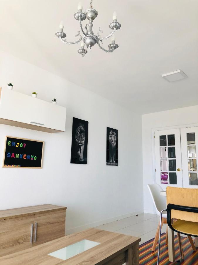 דירות Enjoy Sanxenxo,200M Playa, Balcon Vistas Cies, Piscina & Terraza Azotea,2 Plazas Garaje, 2 Banos, Muy Luminoso, Muy Tranquilo,Muy Equipado, Centrico מראה חיצוני תמונה